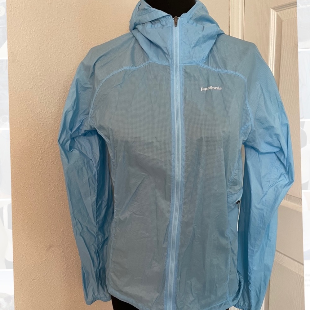 Patagonia Light Blue Shell Windbreaker
